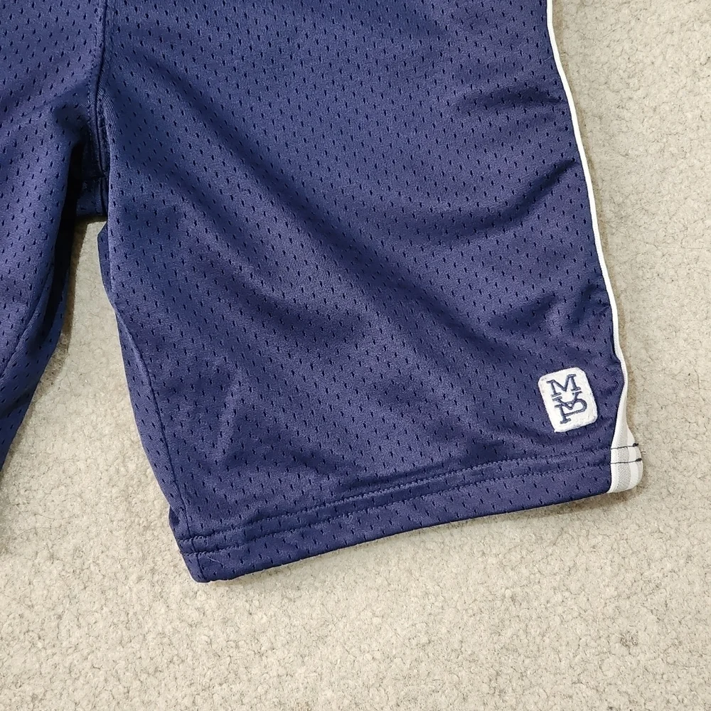 Carter's Navy Blue And White Stripe Mesh Shorts Size 7